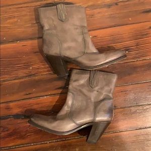 Frye heel boots